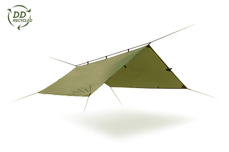 DD Hammocks Recycled Tarp 3x3 Olive Drab-2